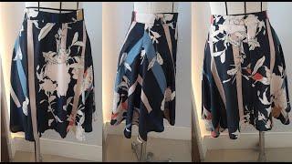 Diy - How to make a flared skirt - lesson 413