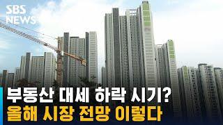 부동산 대세 하락 접어들었다? 올해 시장 전망은 이렇다 / SBS