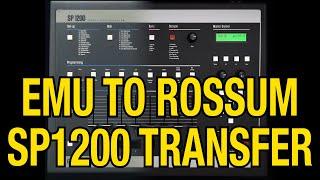 Transfer Sounds & Sequences from the Emu SP1200 to Rossum SP-1200