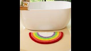 Whoohoohome Rainbow Rug! 