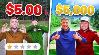 $5,000 vs $5 Golf Course