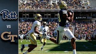 Pittsburgh vs Georgia Tech Football Highlights (2015)