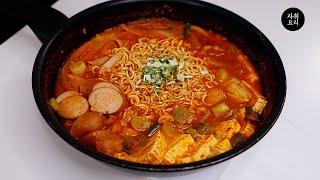 Super simple budae jjigae