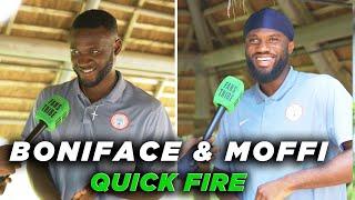 VICTOR BONIFACE & MOFFI / PRE Nigeria vs South Africa 2026 World Cup Qualifier - QUICK FIRE CHAT