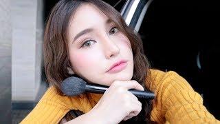 HOWTO |  แต่งหน้าบนรถง่ายๆ ฉ่ำวาวสไตล์เกาๆ Piyapeauty