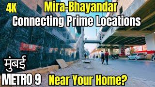 Metro 9 Update: How the Double-Decker Redline Will Transform Mira-Bhayandar's Prime Locations!