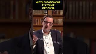 Witold Gadowski: PiS to nie opozycja