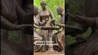 Women’s Rights Pioneers Monument in Central Park #Shorts #WomenEmpowerment #WomensHistoryMonth