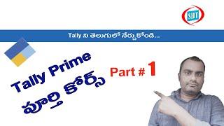 Tally Prime full course | Tally Prime tutorial step by step in Telugu | by Sateesh