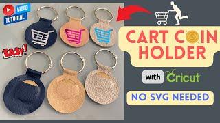 How To Make A Coin Holder Keychain | Cricut | Step by Step | EASY | DIY by Ces | 2022