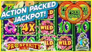 ACTION PACKED SURPRISE JACKPOT AWESOMENESS!!! Prosperity Link Wan Shi Ru Yi Slot HIGHLIGHT