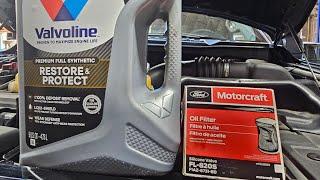 2nd Valvoline Restore and Protect 5w30 Oil Change 2015 Ford F150 5.0 - New Experiment Also