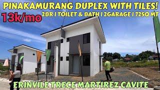 13k/mo Pinakamurang Duplex Complete finish with tiles! ERINVILLE TRECE MARTIRES CAVITE