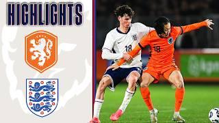 Dane Scarlett Superb Diving Header! | Netherlands U21 v  England U21 | Friendly | Highlights