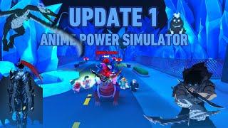 UPDATE 1, GATES, VAULT, SPIN WHEEL & MORE!! Anime Power Simulator Roblox!