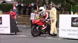 2015 Isle of Man - Senior Manx Grand Prix Race Startline and Grid