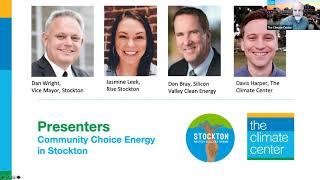 The Climate Center Webinar: Community Choice Energy in Stockton