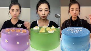 [ASMR] Dessert Mukbang (Cream Cake) 디저트 먹방  | Eating Sounds