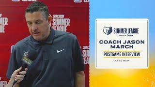 Coach Jason March on Grizzlies vs. Clippers