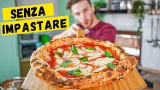 La PIZZA più FACILE del MONDO: SENZA IMPASTARE