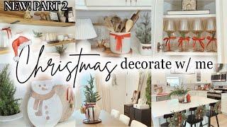 CHRISTMAS DECORATE WITH ME 2024| new christmas decorating ideas | decorating my house for christmas