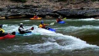 Kayaking Stony creek River, Surf Lab