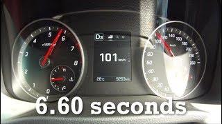 2017 Hyundai Elantra 1.6 Turbo (150kW) Elite Sport DCT acceleration with Racelogic results