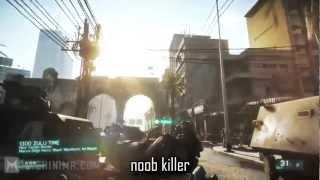 Battlefield 3 Rap - Noob Killer! + On-Screen Lyrics