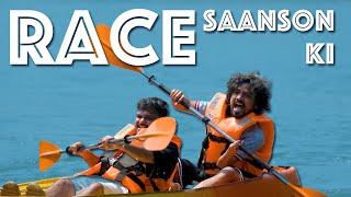 Race Hai Saanson Ki | Kayak Boat Racing | #ourangejuicegang