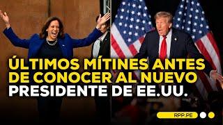 ¿Cuáles fueron las últimas actividades de la campaña electoral en Estados unidos? #ADNRPP | DESPACHO