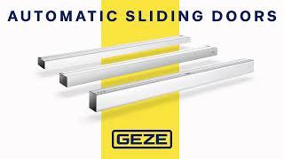 GEZE automatic sliding doors | quick overview & features