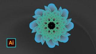 Creating a Stunning 3D Flower Design in Adobe Illustrator: Step-by-Step Tutorial