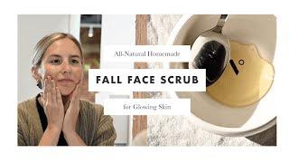 All-Natural Homemade Fall Face Scrub for Glowing Skin | Essential Oil Recipe