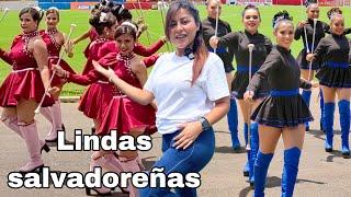 FESTIVAL de CACHIPORRISTAS y BANDAS en SANTA ANA   FIESTAS JULIAS 2024 | Celinaz El Salvador