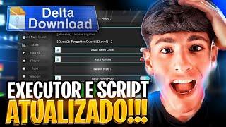 SAIU! Executor DELTA SEM KEY + Script Blox Fruits ATUALIZADO (Celular/PC)  Auto Farm Pega Tudo