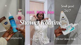 Ultimate Winter Shower routine, selfcare, body care, skincare, haircare, oral hygiene,pamper routine