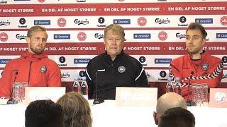 Åge Hareide, Christian Eriksen & Kasper Schmeichel Full Press Conference - Denmark v Ireland