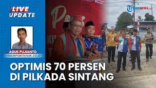 Pilkada Sintang Kalbar 2024, Paslon Heri Jambri-Supranto Jadi Pasangan yang Pertama Daftar ke KPU