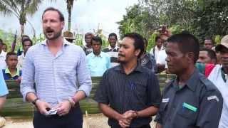 Crown Prince Haakon visits Timor Leste with UNDP 2015