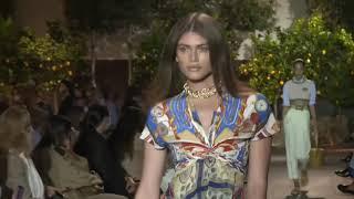 Valentina Sampaio at the Etro S/S 2021 fashion show Milan Fashion Week 24 sept 2020