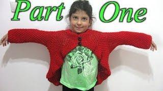 Butterfly Stitch Circular Jacket - Part 1 - Childs Crochet Jacket - Right Handed Crochet Tutorial