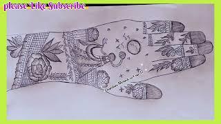 Karva chauth Mehndi Design |#New Mehndi | mehandi |#style Mehndi Design|️#Arbic Mehndi Design |