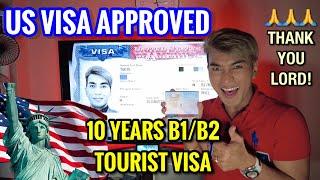 US VISA APPROVED | B1/B2 TOURIST VISA | 10 YEARS MULTIPLE ENTRY | THANK YOU LORD | Miko Pogay