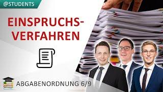 Einspruch gegen Steuerbescheid (1 Monat): Zulässigkeit & Begründetheit | AO 6/9