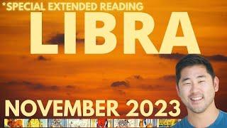 LIBRA November 2023 - Exhale! The Karmic Changes You Wanted Have Arrived  Libra Tarot Horoscope️