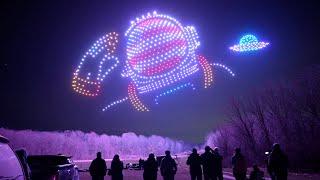 1,000 Drone Space Show | Firefly Drone Shows