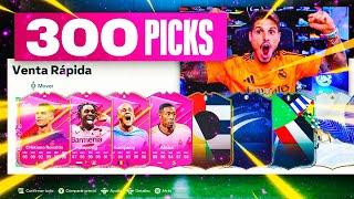 ABRO 300 PLAYER PICKS Y SACAMOS 2 FUTTIES BRUTALES!! | FC 24