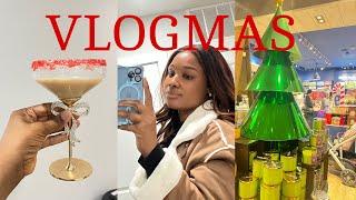 VLOGMAS DAY 7| Winter Shopping, bath & bodyworks candle day shopping, Christmas Drinks| Alicia Kim