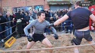 A RUGBY PLAYER vs TWO MMA FIGHTERS !!! CRAZY !!!!