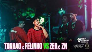 TONHÃO & FELINHO VS ZED & VINICIUS ZN | 1 FASE | Batalha do Tanque | RJ